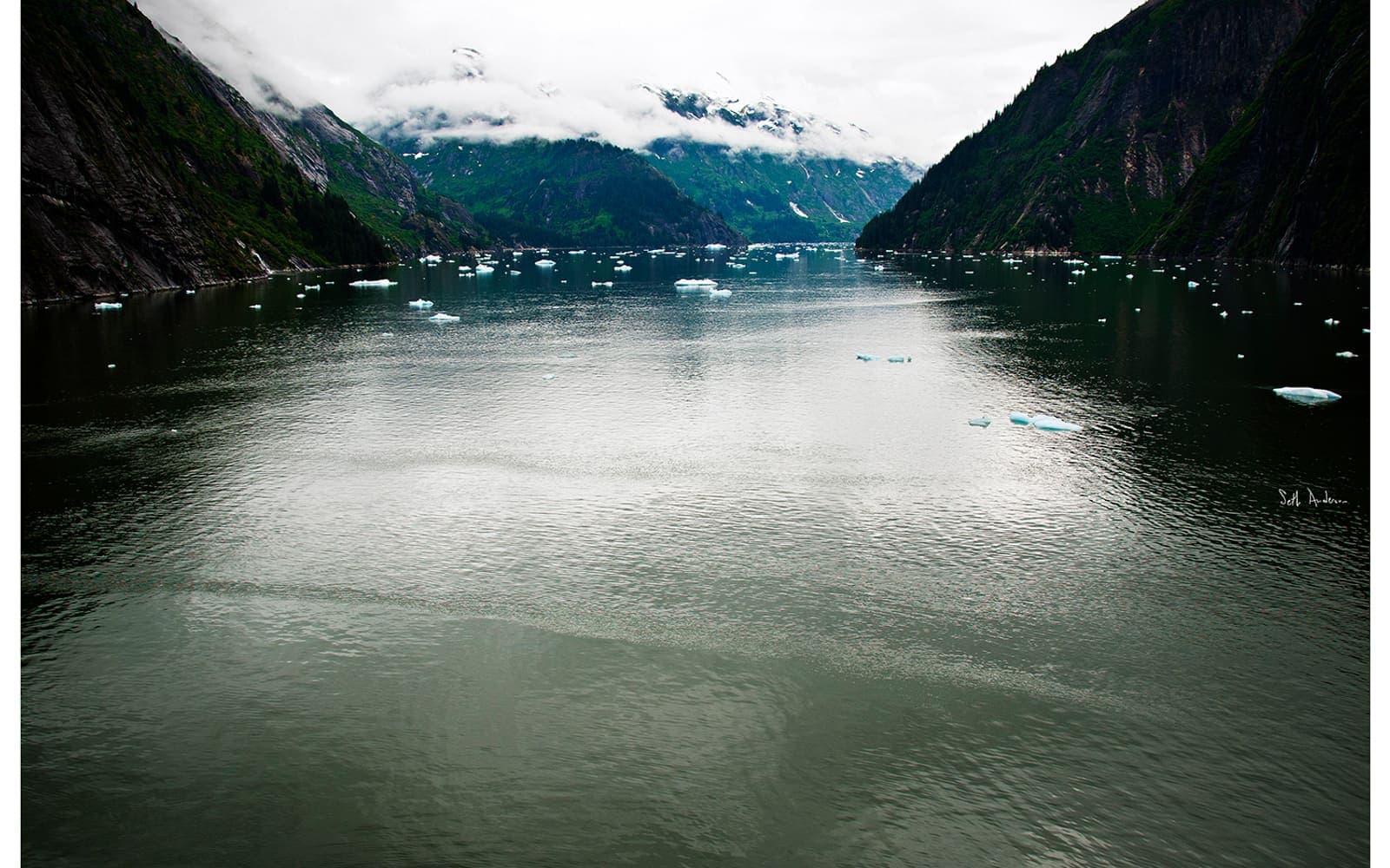 Tracy Arm fjord in Alaska