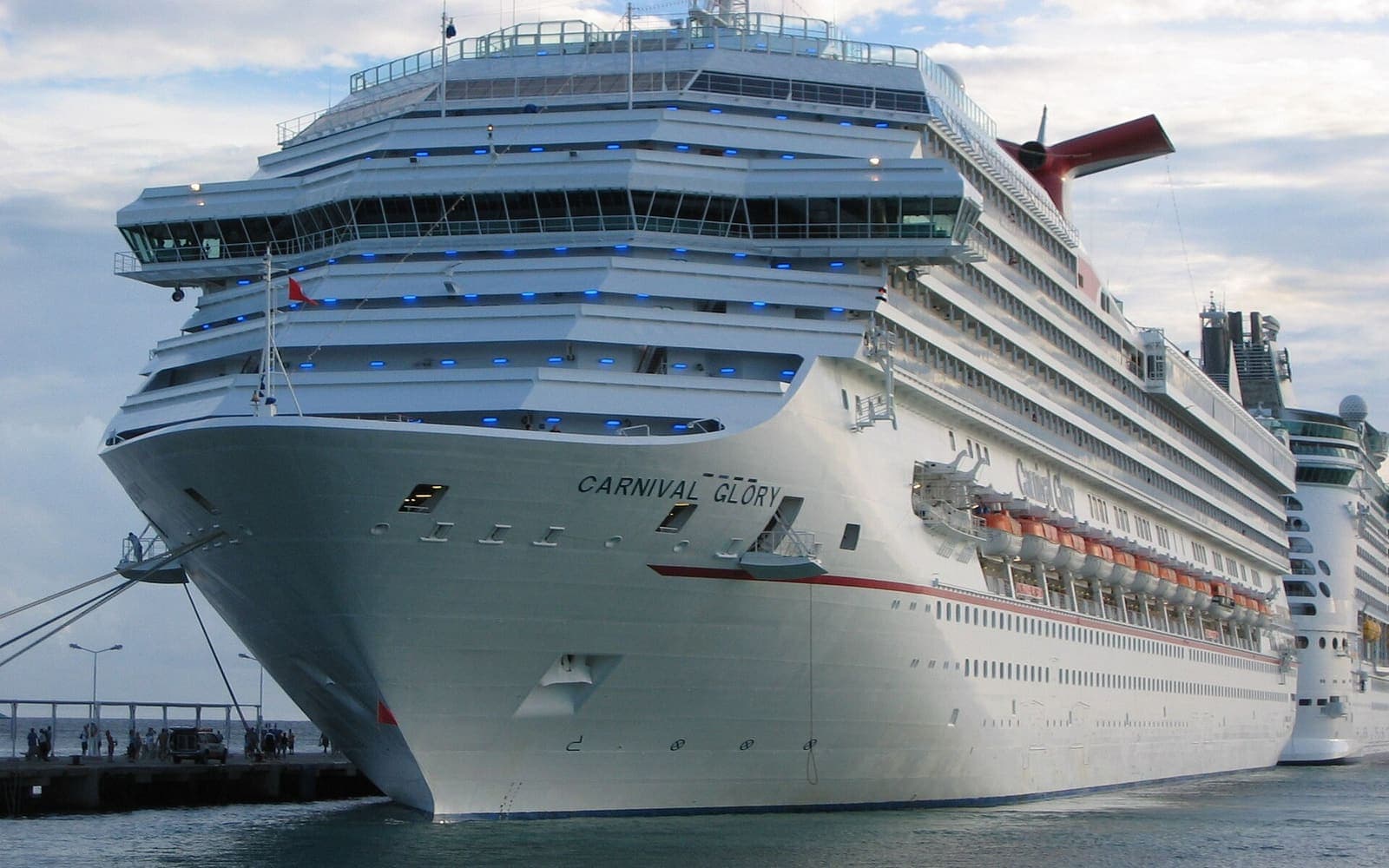 Carnival Glory in port