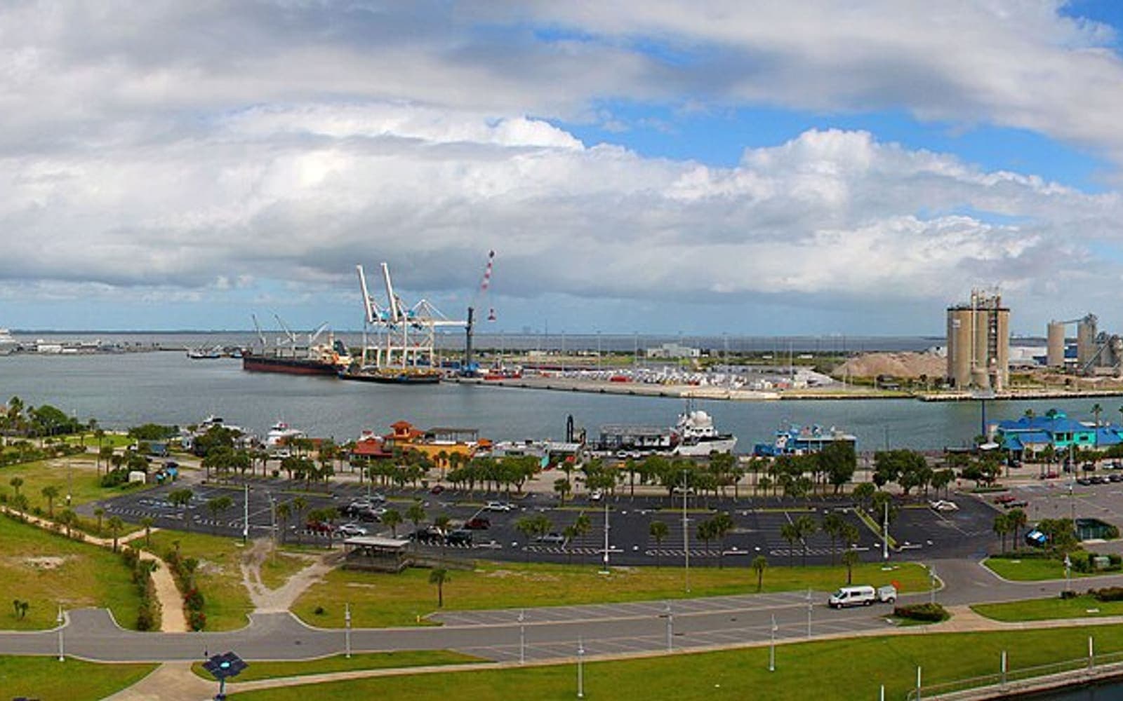 A panorama of Port Canaveral