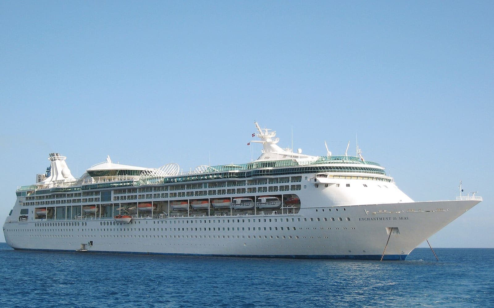 Enchantment of the Seas from the water