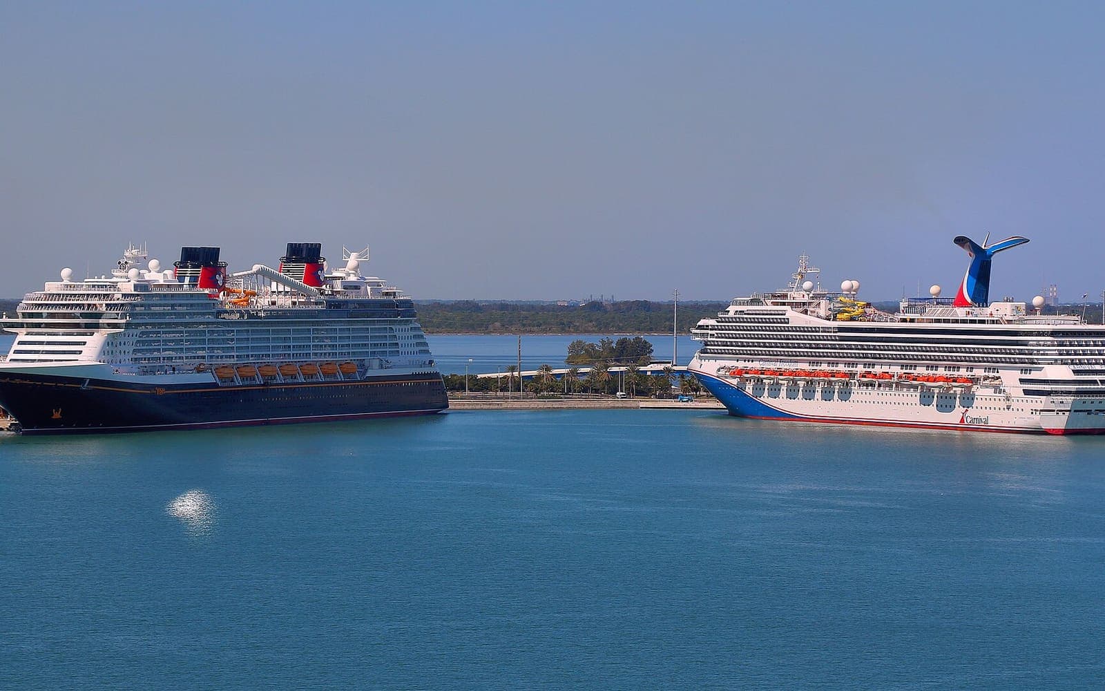 Cruise ships at port — one side of the cruise vs resort decision