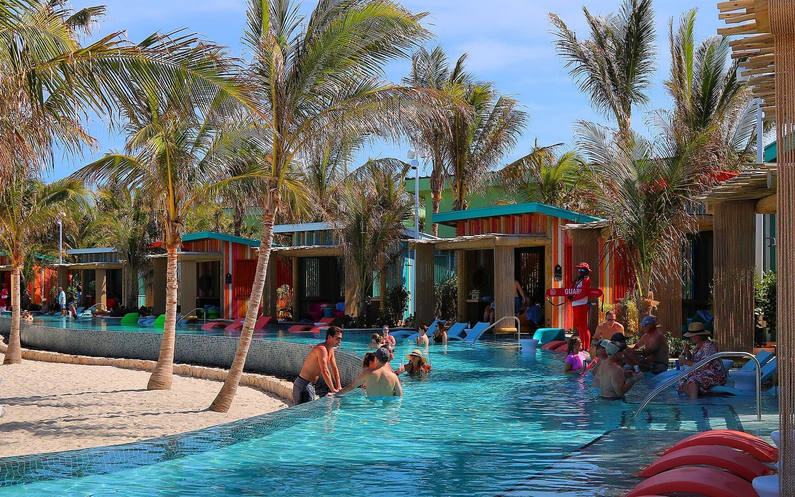 A quiet beach cabana