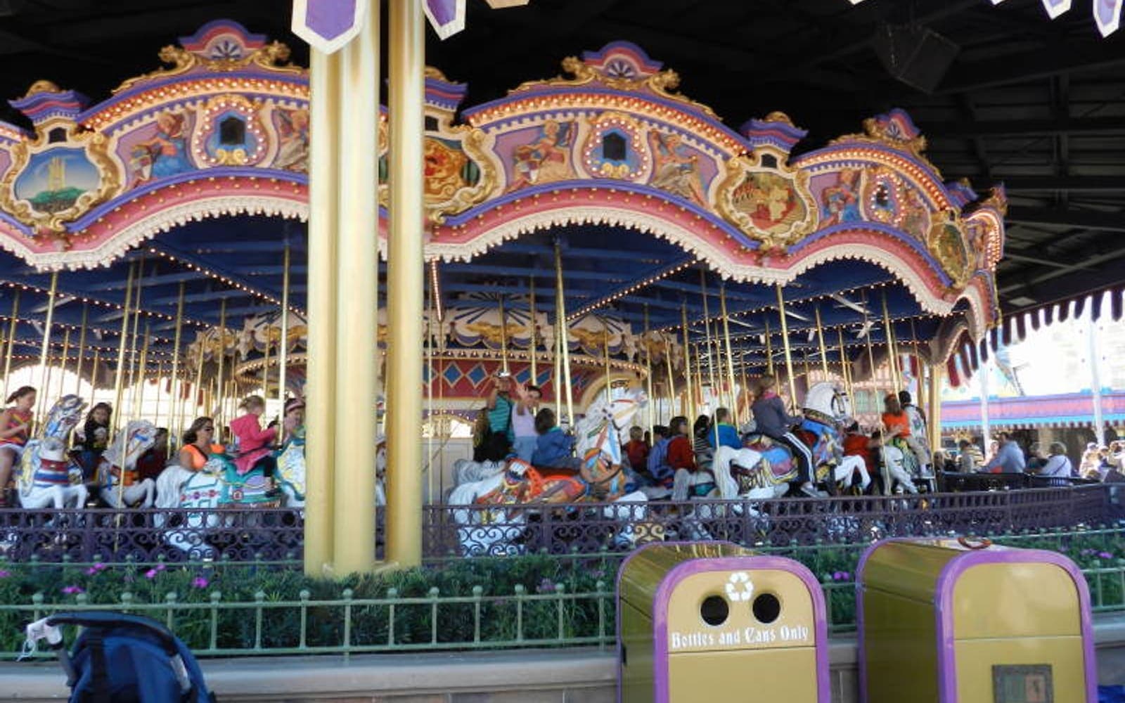 The carousel at Magic Kingdom