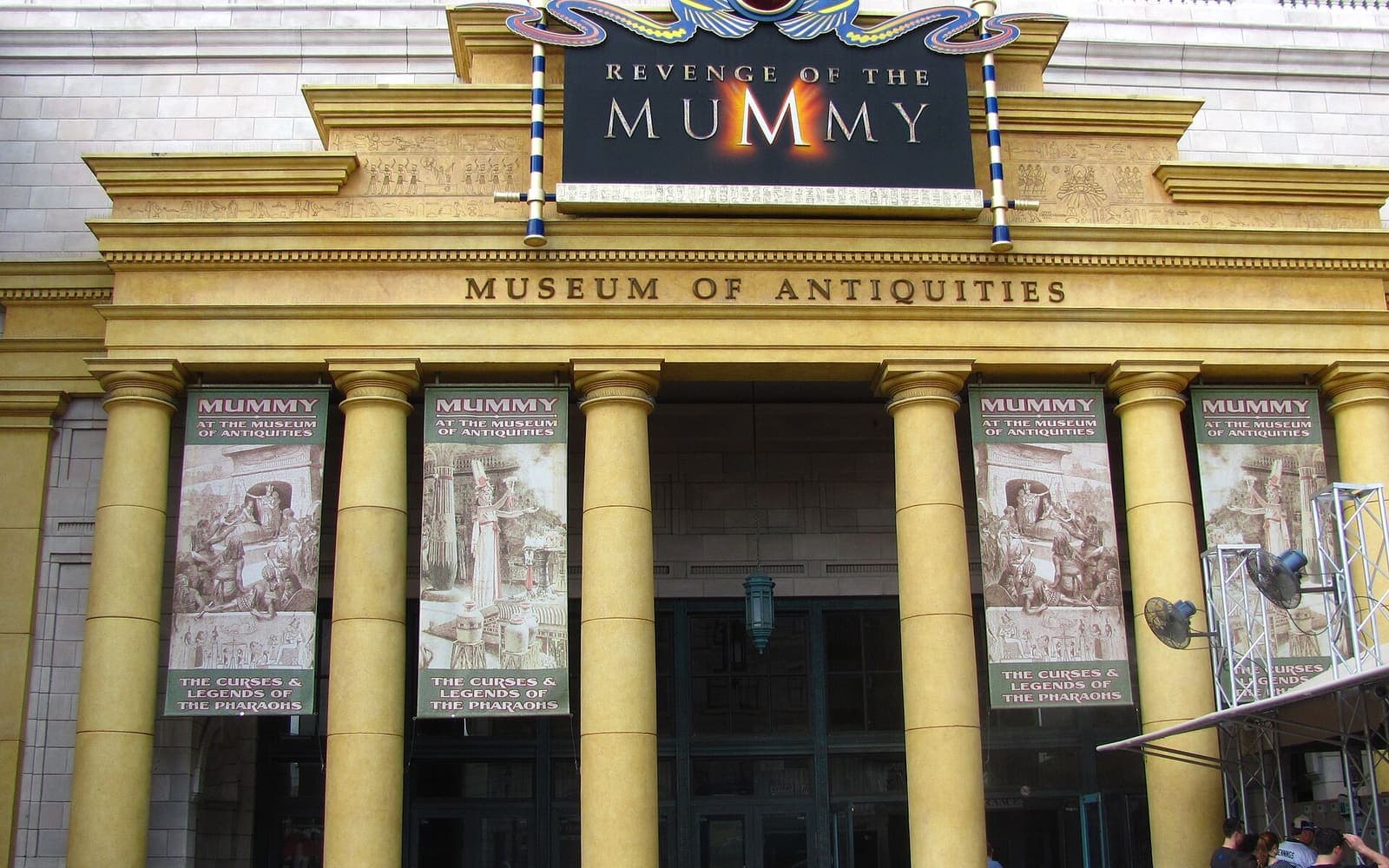 An attraction entrance at Universal Studios Florida