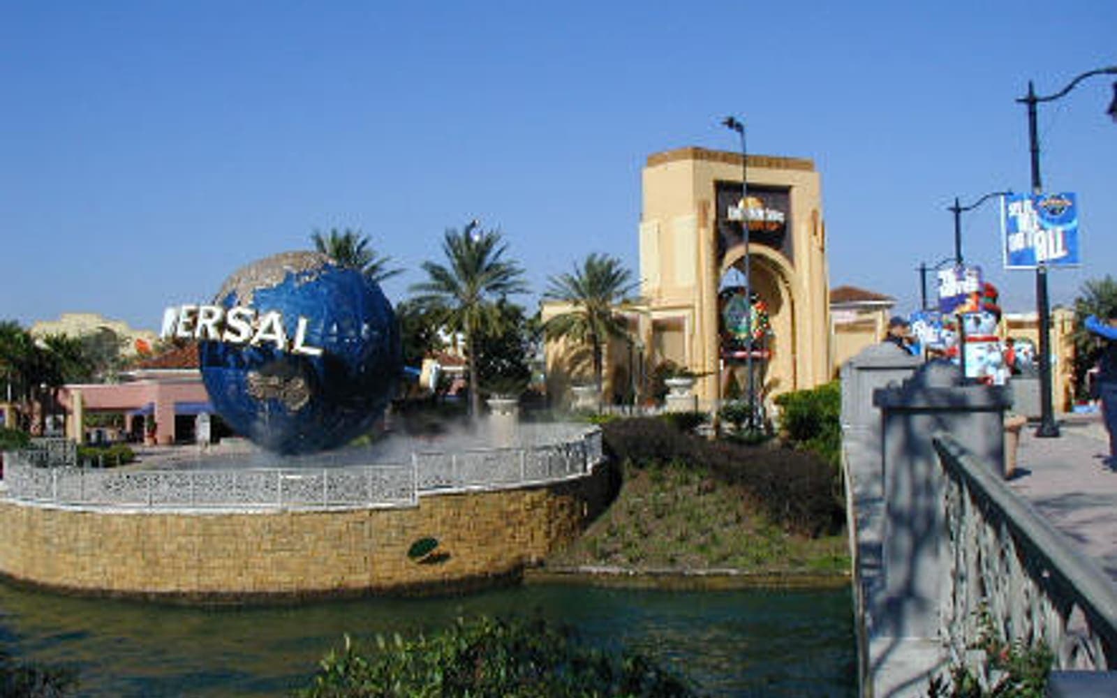 Arriving at Universal Studios Florida