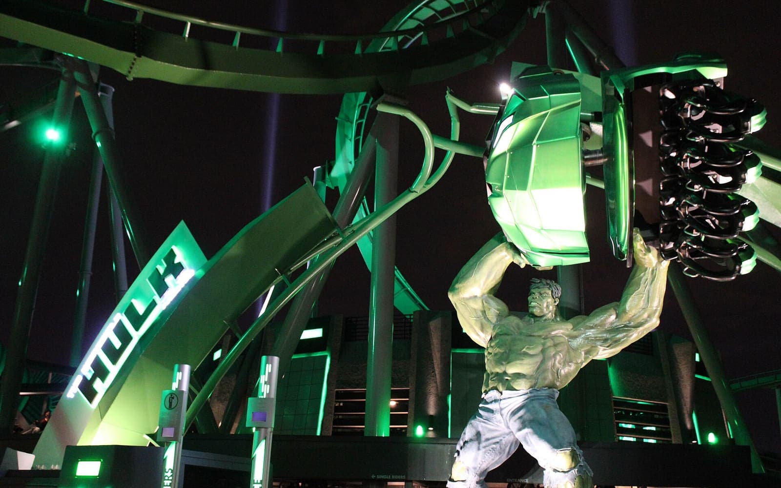 The Incredible Hulk Coaster at Islands of Adventure