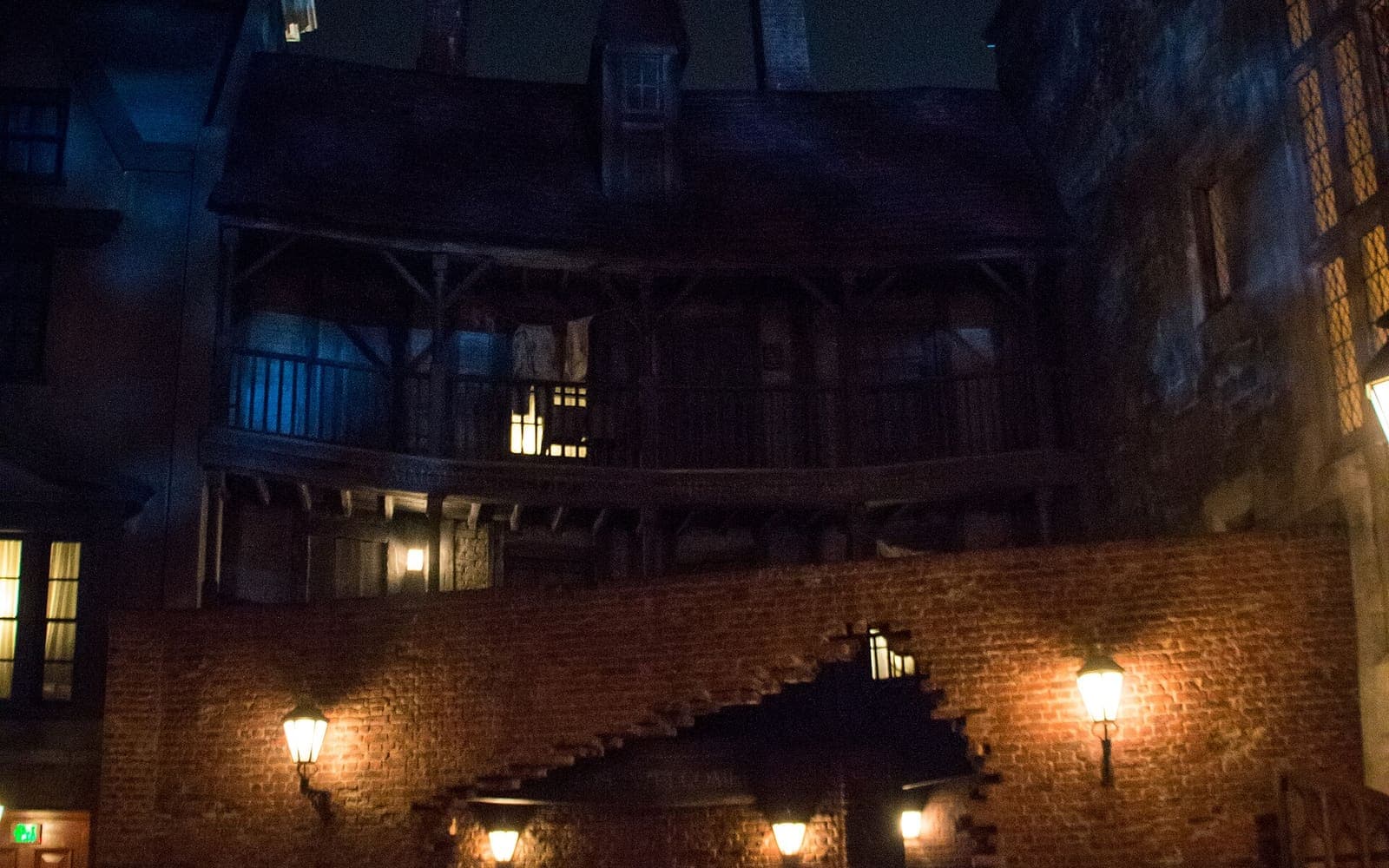 The London facade into Diagon Alley